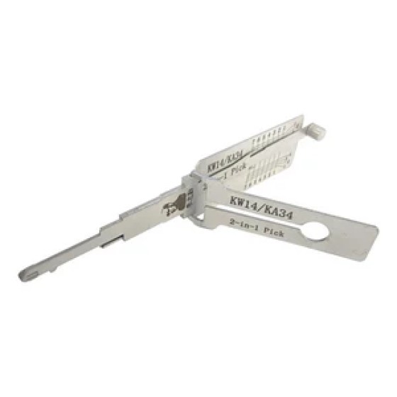 Original Lishi 2 in 1 Single Lifter Pick and Decoder KW14 / KA34